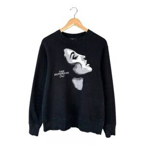 Mens THE HUNDREDS Sweatshirt Girl Logo Black Size S NWT